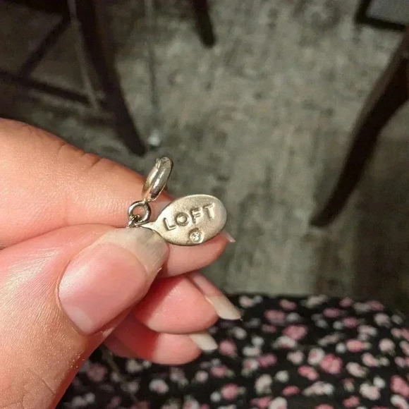 3/$30 LOFT Long Golden Leaf Necklace - Picture 4 of 4